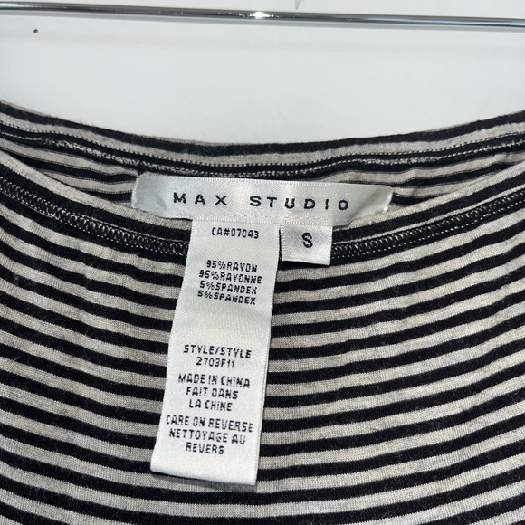 Max Studio striped midi skirt - Picture 2 of 3